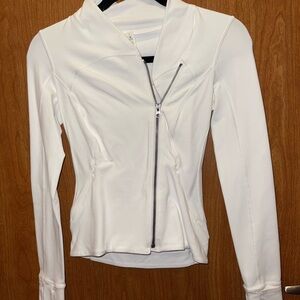 Lululemon Athletica White Zip-Up Jacket